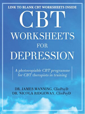 cover image of CBT Worksheets for Depression